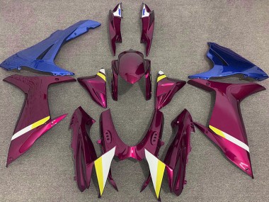 2011-2024 Gloss Red and Blue Suzuki GSXR 600-750 Motorcycle Fairing