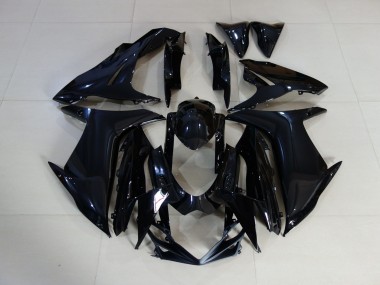 2011-2024 Plain Gloss Black Suzuki GSXR 600-750 Motorcycle Fairing