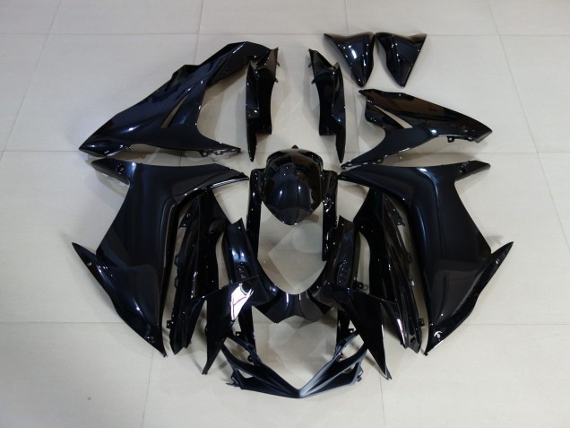 2011-2024 Plain Gloss Black Suzuki GSXR 600-750 Motorcycle Fairing
