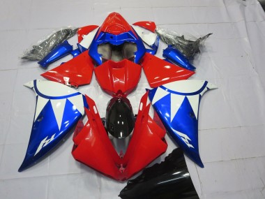 2012-2014 Red White Blue Yamaha R1 Motorcycle Fairing