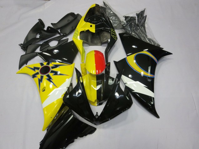 2012-2014 Yellow 46 Yamaha R1 Motorcycle Fairing 2012-2014 Yellow 46 Yamaha R1 Motorcycle Fairing