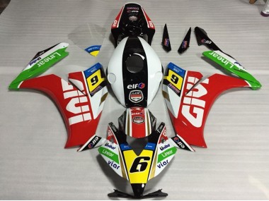 2012-2016 6 Givi Red Honda CBR1000RR Motorcycle Fairing