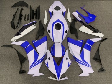 2012-2016 Gloss Blue and White Honda CBR1000RR Motorcycle Fairing