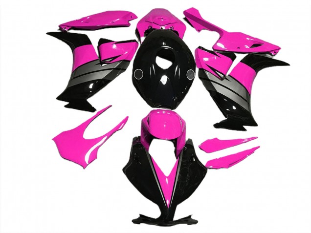 2012-2016 Gloss Pink Black and Grey Honda CBR1000RR Motorcycle Fairing 2012-2016 Gloss Pink Black and Grey Honda CBR1000RR Motorcycle Fairing