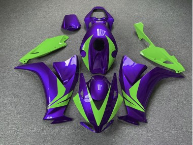 2012-2016 Gloss Purple and Green Honda CBR1000RR Motorcycle Fairing