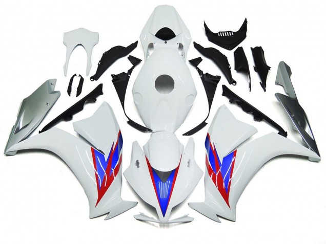 2012-2016 Gloss White and Silver Honda CBR1000RR Motorcycle Fairing 2012-2016 Gloss White and Silver Honda CBR1000RR Motorcycle Fairing
