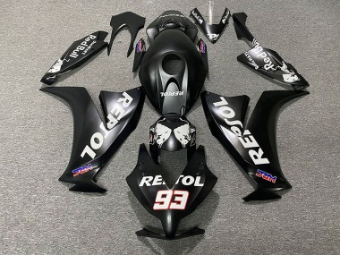 2012-2016 Matte Black Repsol Honda CBR1000RR Motorcycle Fairing