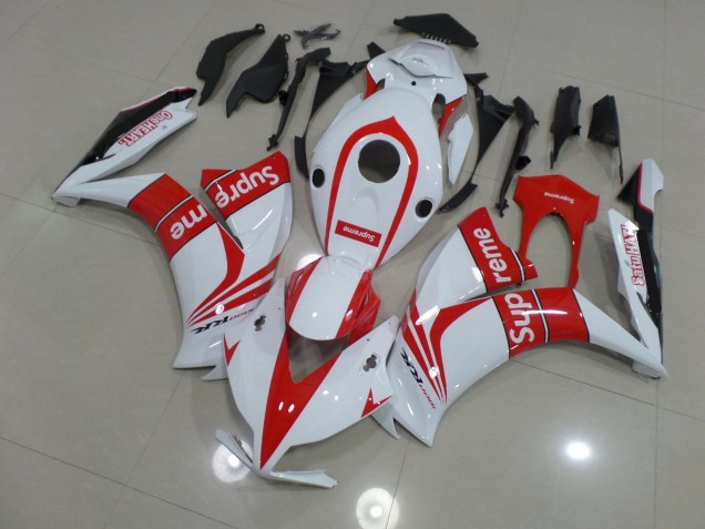 2012-2016 White Supreme Honda CBR1000RR Motorcycle Fairing