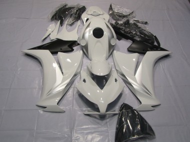 2012-2016 White and Silver Honda CBR1000RR Motorcycle Fairing