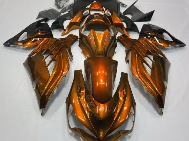 2012-2021 Burnt Orange Gloss Kawasaki ZX14R Motorcycle Fairing