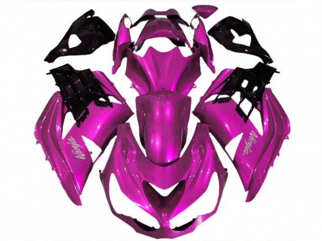 2012-2021 Hot Pink Kawasaki ZX14R Motorcycle Fairing 2012-2021 Hot Pink Kawasaki ZX14R Motorcycle Fairing