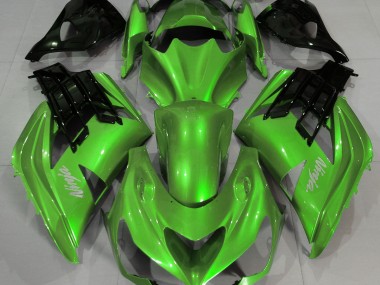 2012-2021 Liquid Green Kawasaki ZX14R Motorcycle Fairing