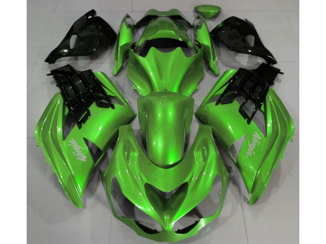 2012-2021 Liquid Green Kawasaki ZX14R Motorcycle Fairing 2012-2021 Liquid Green Kawasaki ZX14R Motorcycle Fairing