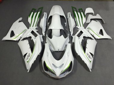 2012-2021 Pearl White Custom Kawasaki ZX14R Motorcycle Fairing