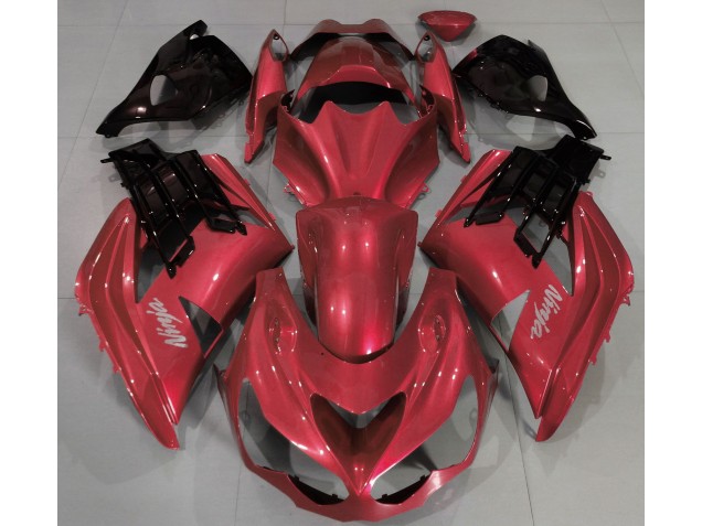 2012-2021 Vibrant Red Kawasaki ZX14R Motorcycle Fairing 2012-2021 Vibrant Red Kawasaki ZX14R Motorcycle Fairing