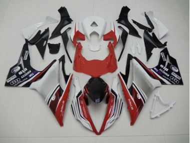 2013-2016 Red White and Black Style Triumph Daytona 675 Motorcycle Fairing