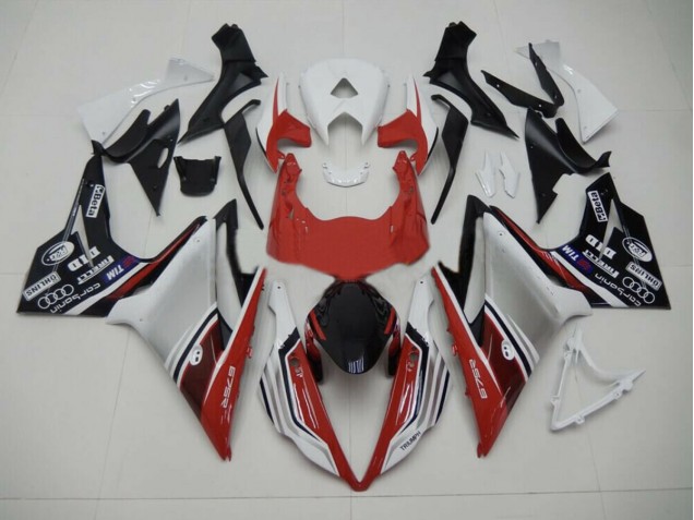2013-2016 Red White and Black Style Triumph Daytona 675 Motorcycle Fairing 2013-2016 Red White and Black Style Triumph Daytona 675 Motorcycle Fairing