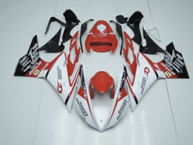 2013-2016 Red and White Triumph Daytona 675 Motorcycle Fairing
