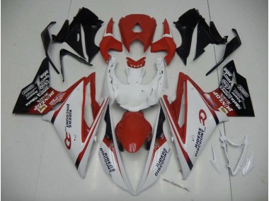 2013-2016 Red black Fade Triumph Daytona 675 Motorcycle Fairing