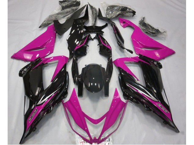 2013-2018 Black and Pink Kawasaki ZX6R Motorcycle Fairing