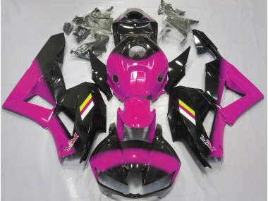 2013-2023 Gloss Pink and Black Fade Honda CBR600RR Motorcycle Fairing