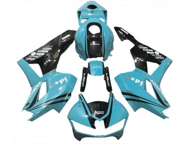 2013-2023 Light Blue & Logos Honda CBR600RR Motorcycle Fairing
