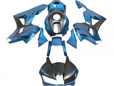 2013-2023 Light Blue and Matte Black Honda CBR600RR Motorcycle Fairing