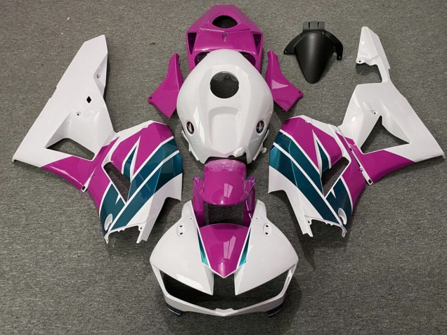 2013-2023 Pink and Emerald Gloss Honda CBR600RR Motorcycle Fairing 2013-2023 Pink and Emerald Gloss Honda CBR600RR Motorcycle Fairing