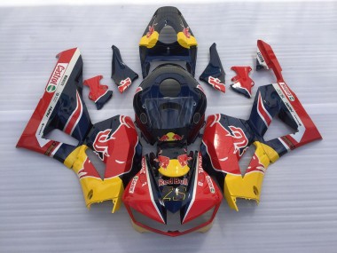 2013-2023 Red and Blue Bull Honda CBR600RR Motorcycle Fairing