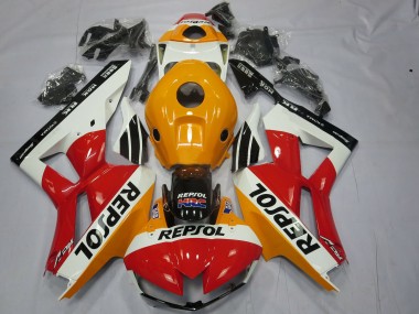 2013-2023 White Repsol Honda CBR600RR Motorcycle Fairing