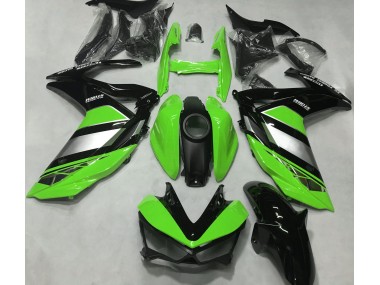 2015-2018 Bright Green Yamalube Yamaha R3 Motorcycle Fairing