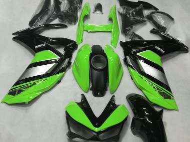2015-2018 Bright Green Yamalube Yamaha R3 Motorcycle Fairing