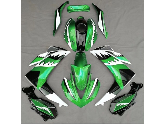 2015-2018 Green Shark Yamaha R3 Motorcycle Fairing 2015-2018 Green Shark Yamaha R3 Motorcycle Fairing