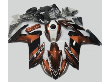 2015-2018 Orange and Gloss Black Yamaha R3 Motorcycle Fairing