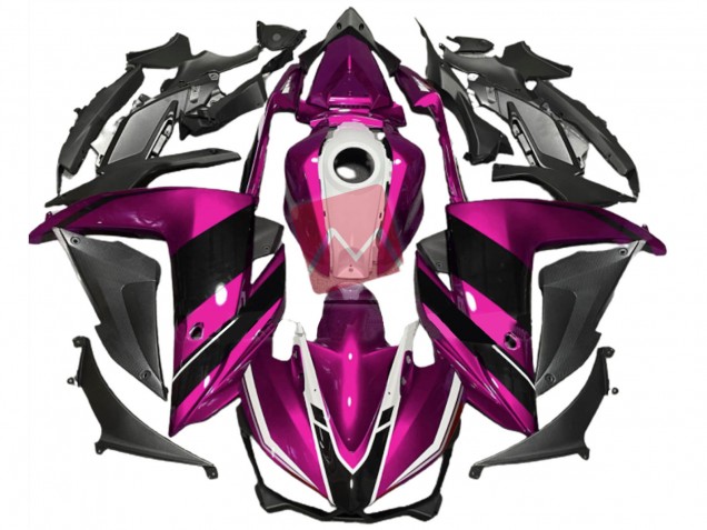 2015-2018 Pink Black and White Yamaha R3 Motorcycle Fairing 2015-2018 Pink Black and White Yamaha R3 Motorcycle Fairing