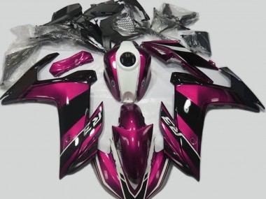 2015-2018 Pink and Gloss Black Yamaha R3 Motorcycle Fairing