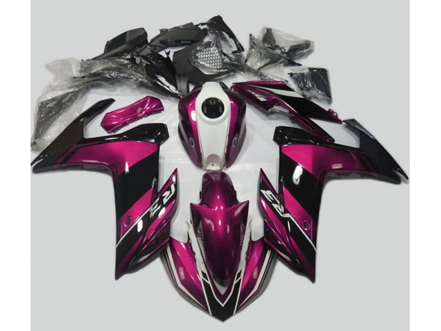 2015-2018 Pink and Gloss Black Yamaha R3 Motorcycle Fairing 2015-2018 Pink and Gloss Black Yamaha R3 Motorcycle Fairing