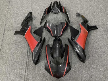2015-2019 Carbon Fiber & Red Yamaha R1 Motorcycle Fairing