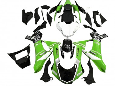 2015-2019 Gloss Green Logo Style Yamaha R1 Motorcycle Fairing