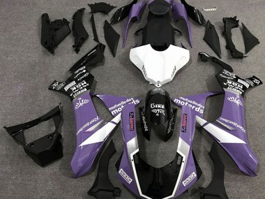 2015-2019 Gloss Purple Logo Style Yamaha R1 Motorcycle Fairing