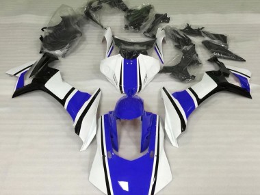 2015-2019 Gloss White Blue and Black Yamaha R1 Motorcycle Fairing
