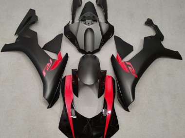 2015-2019 Matte Black & Pearl Red Yamaha R1 Motorcycle Fairing