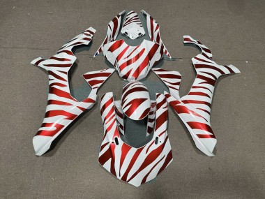 2015-2019 Red Zebra Yamaha R1 Motorcycle Fairing