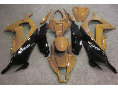 2016-2019 Desert Tan and Black Kawasaki ZX10R Motorcycle Fairing