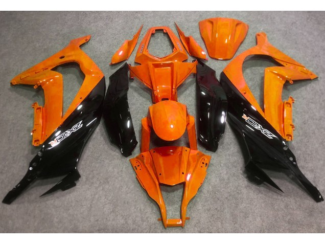 2016-2019 Gloss Orange and Black Kawasaki ZX10R Motorcycle Fairing 2016-2019 Gloss Orange and Black Kawasaki ZX10R Motorcycle Fairing