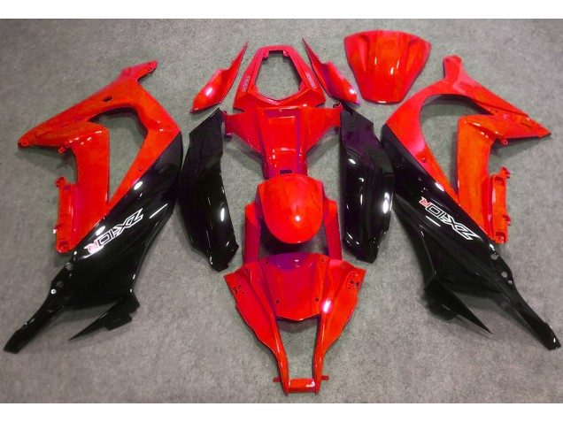 2016-2019 Gloss Red and Black Kawasaki ZX10R Motorcycle Fairing 2016-2019 Gloss Red and Black Kawasaki ZX10R Motorcycle Fairing