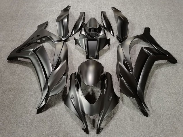 2016-2019 Matte Black Kawasaki ZX10R Motorcycle Fairing