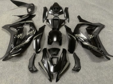 2016-2019 Satin Black & Grey Kawasaki ZX10R Motorcycle Fairing