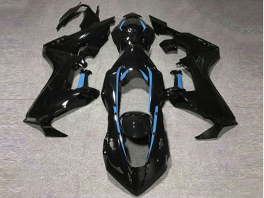 2017-2023 Gloss Black & Light Blue Lining Honda CBR1000RR Motorcycle Fairing