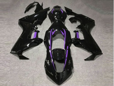 2017-2023 Gloss Black & Purple Lining Honda CBR1000RR Motorcycle Fairing